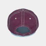 Pigment dyed Baseball Cap with two layers applique