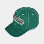 Pigment dyed Baseball Cap with two layers applique